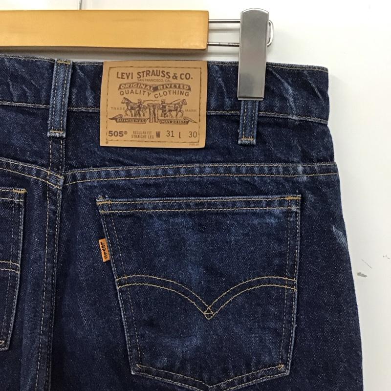 リーバイストラウスアンドコー Levi Strauss & co. パンツ デニム、ジーンズ デニムパンツ スリムパンツ カジュアルパンツ ストレッチパンツ 31インチ 無地 インディゴ / インディゴ /  メンズ USED 古着 中古 10144972