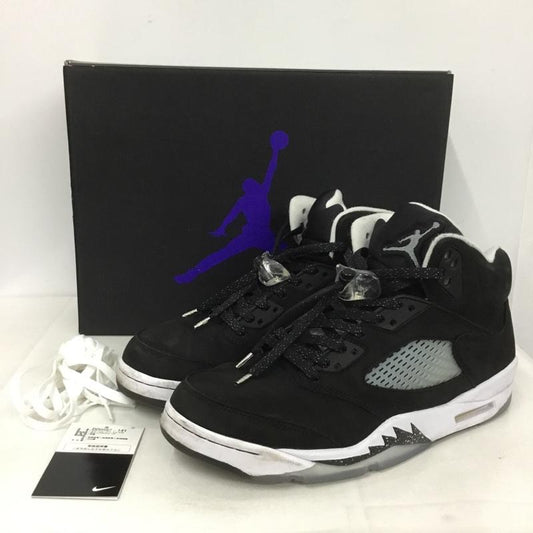 ナイキ NIKE スニーカー スニーカー CT4838-011 AIR JORDAN 5 RETRO 29cm 箱有 29.0cm ワンポイント 黒 / ブラック / X 白 / ホワイト /  メンズ USED 古着 中古 10143963