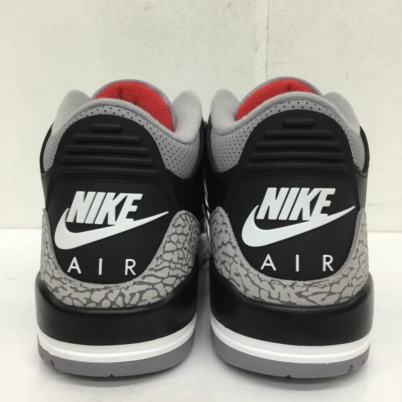 ナイキ NIKE スニーカー スニーカー DN3707-010 Air Jordan 3 Retro Black Cement 27.5cm  黒 / ブラック /  メンズ USED 古着 中古 10129380