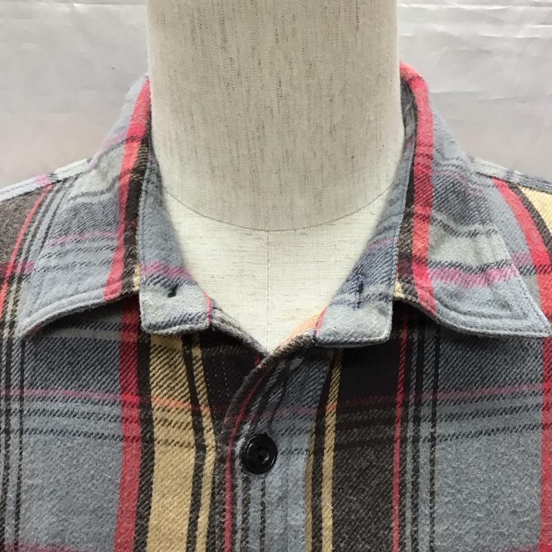 ショット schott シャツ、ブラウス 長袖 長袖シャツ カラーシャツ ポケットシャツ 長袖カットソー チェックシャツ XL チェック マルチカラー / マルチカラー /  メンズ USED 古着 中古 10116289