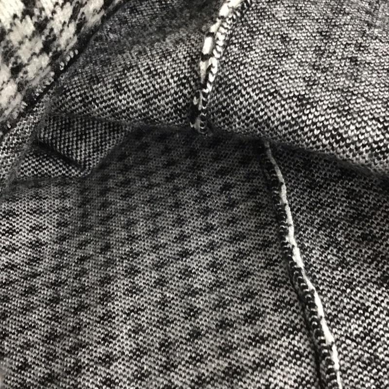ザラ ZARA ボトムス ボトムス 6873 136 084 ワイドパンツ S 千鳥格子 白 / ホワイト / X 黒 / ブラック /  レディース USED 古着 中古 10139156