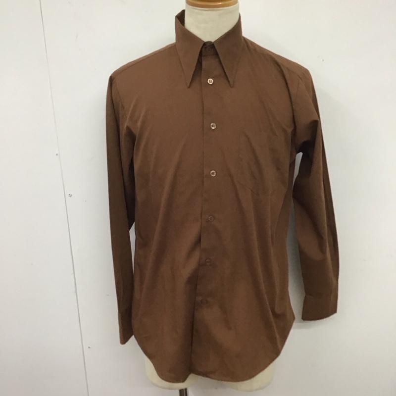 古着 USED シャツ、ブラウス 長袖 古着 70 s MONTGOMERYWARD モンゴメリーワードデニムカバーオールジャケット 無地 茶 / ブラウン /  メンズ USED 古着 中古 10125750