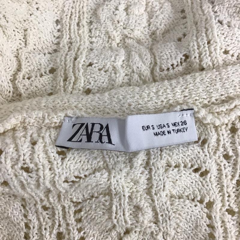 ザラ ZARA ベスト ベスト S 無地 オフホワイト / オフホワイト /  レディース USED 古着 中古 10111595
