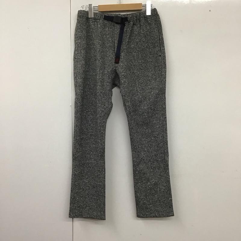 グラミチ GRAMICCI ボトムス ボトムス GMP-18F007 ボンディング ニット フリース ニューナローパンツ フリースパンツ M 無地 灰 / グレー /  メンズ USED 古着 中古 10129114