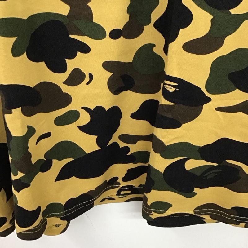 アベイシングエイプ A BATHING APE Tシャツ 半袖 半袖カットソー プリントTシャツ クルーネックカットソー L カモフラージュ柄・迷彩 マルチカラー / マルチカラー /  メンズ USED 古着 中古 10130967