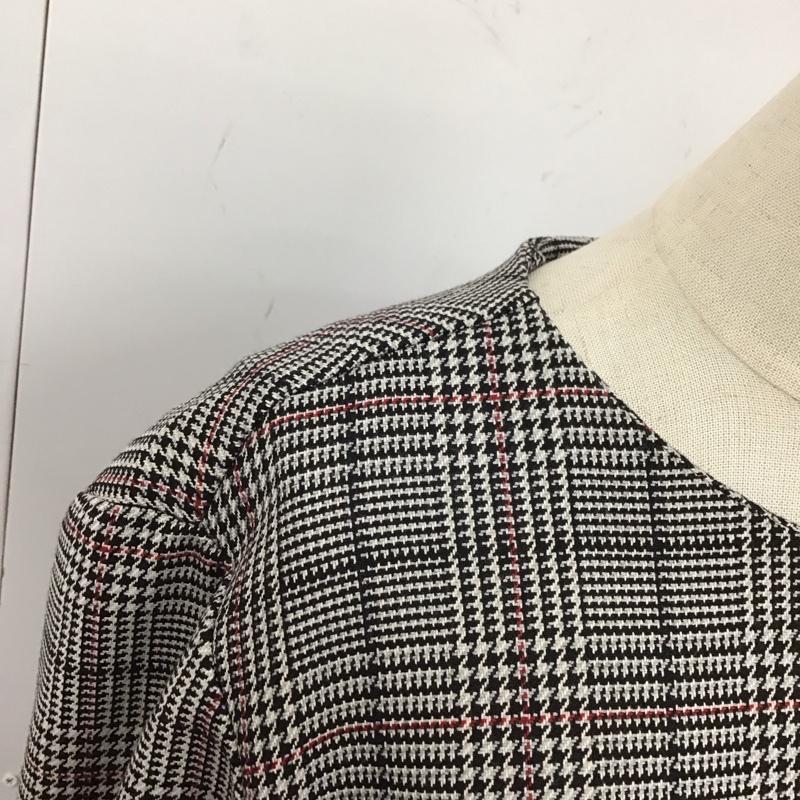 ザラ ZARA ワンピース ひざ丈スカート S チェック マルチカラー / マルチカラー /  レディース USED 古着 中古 10110292