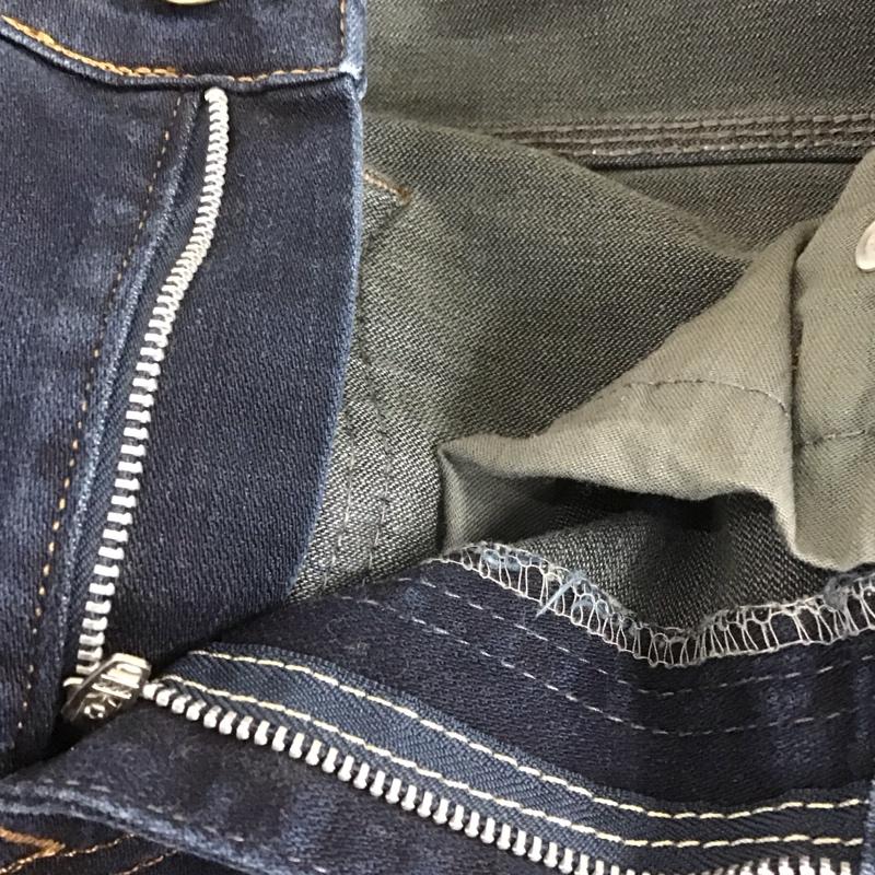 トミーヒルフィガー TOMMY HILFIGER パンツ デニム、ジーンズ デニムパンツ スリムパンツ ストレッチパンツ ジーンズ 33インチ 無地 インディゴ / インディゴ /  メンズ USED 古着 中古 10107689