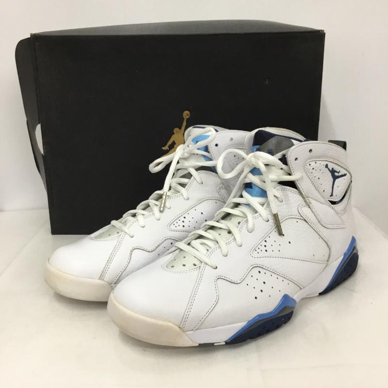 ナイキ NIKE スニーカー スニーカー 304775-107 AIR JORDAN 7 RETRO 29.5cm 箱有 29.5cm ロゴ、文字 白 / ホワイト / X 青 / ブルー /  メンズ USED 古着 中古 10130181