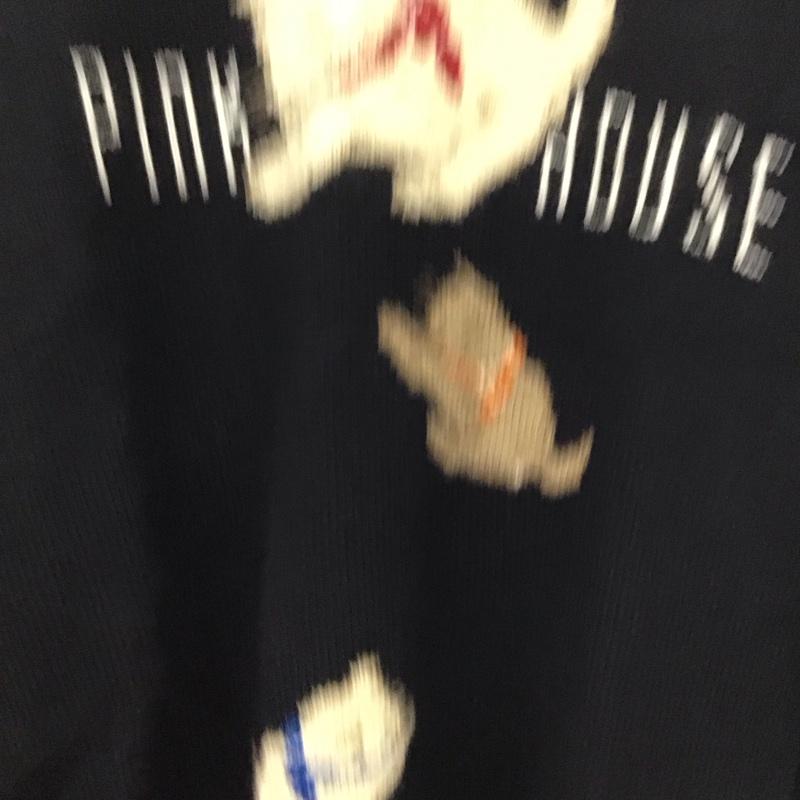ピンクハウス PINK HOUSE ニット、セーター 長袖 フード付 猫 無地 黒 / ブラック /  レディース USED 古着 中古 10131791
