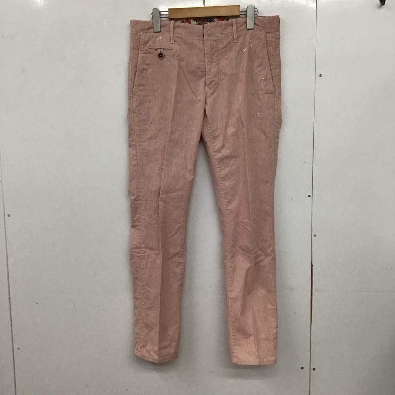 インコテックス INCOTEX パンツ デニム、ジーンズ スリムパンツ ストレッチパンツ カジュアルパンツ 32インチ ストライプ 赤 / レッド /  メンズ USED 古着 中古 10146851