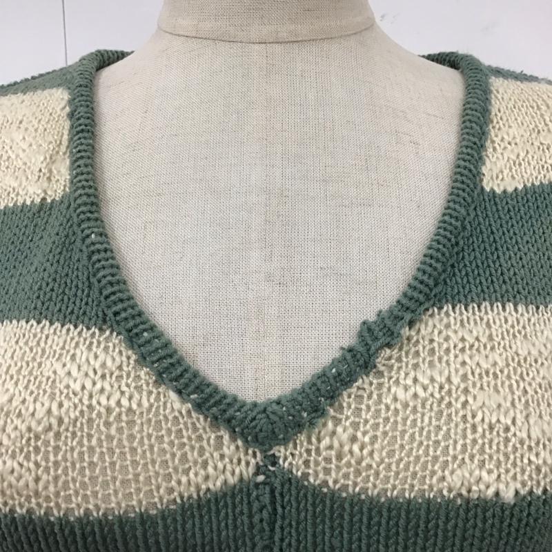 マウジー MOUSSY ニット、セーター 長袖 FREE ボーダー柄 マルチカラー / マルチカラー /  レディース USED 古着 中古 10121325