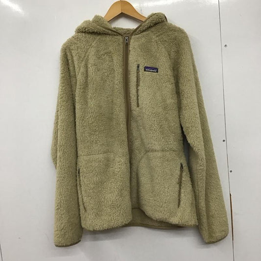 パタゴニア patagonia ジャケット、上着 ジャケット、ブレザー 25922fa20 フリースジャケット ジップアップジャケット パーカー L ロゴ、文字 ベージュ / ベージュ /  メンズ USED 古着 中古 10137694