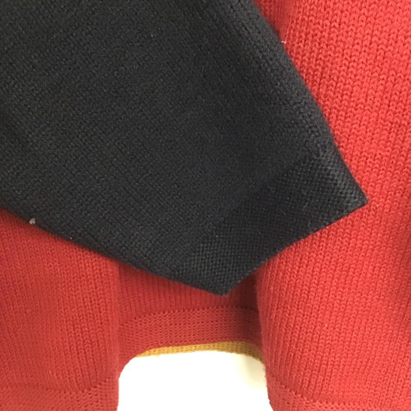 古着 USED ニット、セーター 長袖 長袖ニットカットソー クルーネック セーター プリント マルチカラー / マルチカラー /  メンズ USED 古着 中古 10144779