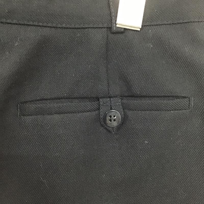 リメイクフルギ リメイク古着 パンツ スラックス リメイクパンツ ワイドパンツ スラックス カジュアルジーンズ 無地 黒 / ブラック /  メンズ USED 古着 中古 10105560