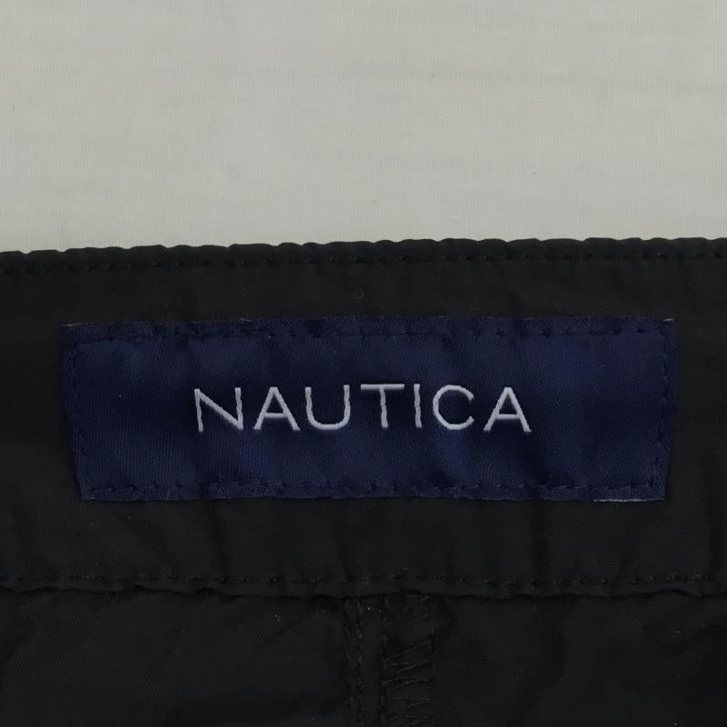 ノーティカ NAUTICA パンツ ワークパンツ、ペインターパンツ 241-1445 トラックパンツ L ロゴ、文字 黒 / ブラック /  メンズ USED 古着 中古 10143878