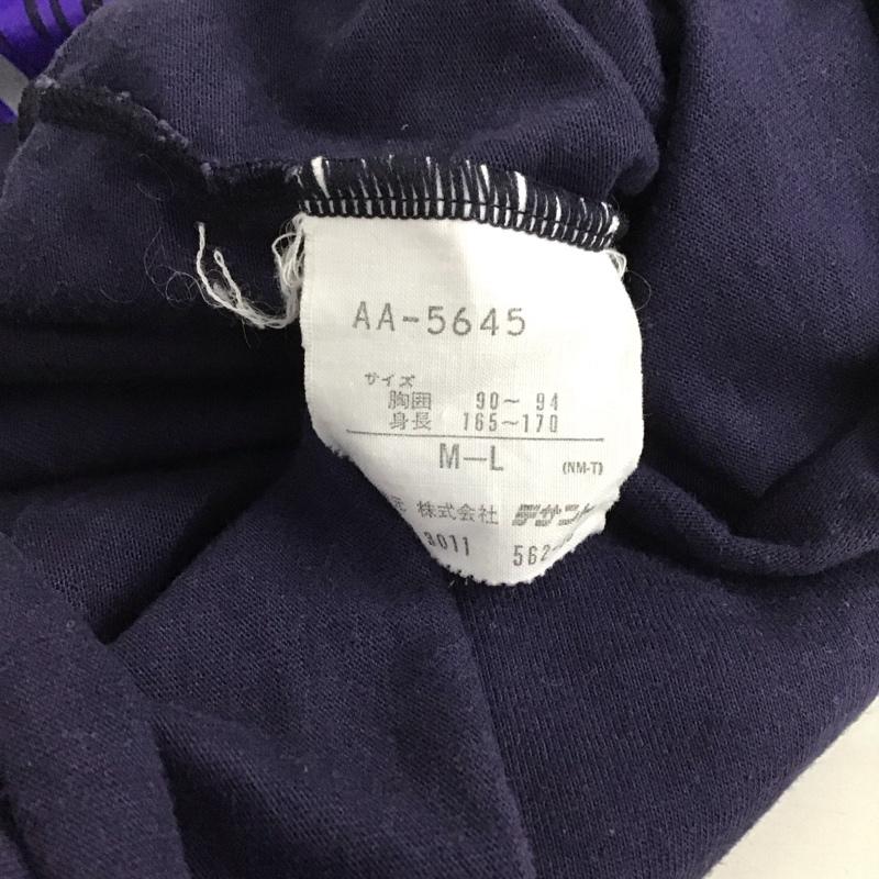 アディダス adidas Tシャツ 半袖 半袖カットソー プリントTシャツ 90s デサント社 ロゴ、文字 紺 / ネイビー /  メンズ USED 古着 中古 10132080