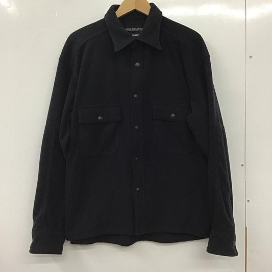 マウトリーコンテーラー MOUT RECON TAILOR ジャケット、上着 ジャケット、ブレザー フリースジャケット 長袖シャツジャケット カラージャケット 46 無地 黒 / ブラック /  メンズ USED 古着 中古 10137048