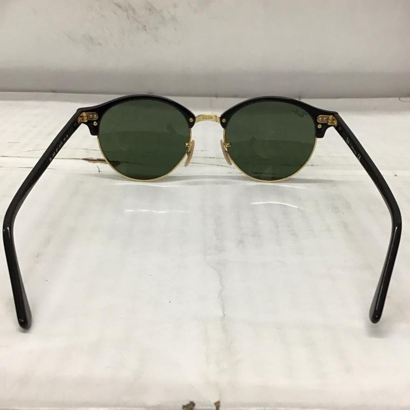 レイバン Ray-Ban めがね・サングラス サングラス RB4246 901 CLUBROUND CLASSIC ロゴ、文字 黒 / ブラック /  メンズ USED 古着 中古 10114316