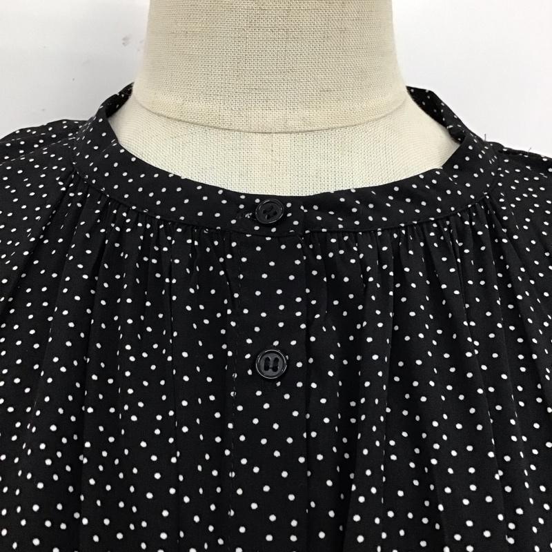 ミラオーウェン Mila Owen ワンピース ロングスカート 09fkb226001 FREE ドット 黒 / ブラック /  レディース USED 古着 中古 10121357
