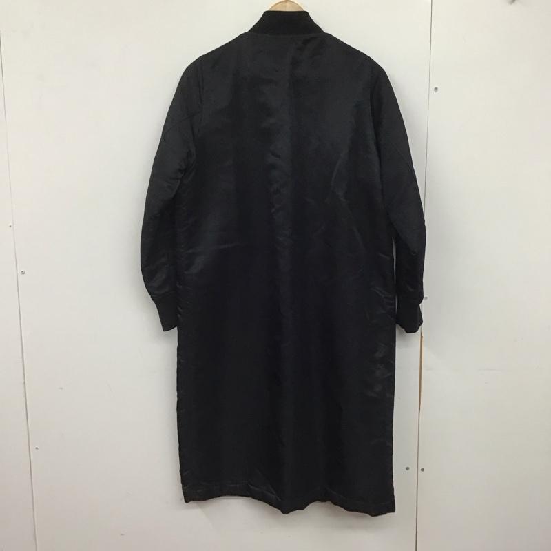 レイビームス Ray BEAMS コート コート一般 63-19-0132-895 ロングMA-1コート 1 無地 黒 / ブラック /  レディース USED 古着 中古 10146602