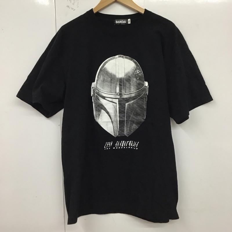 バンダイ BANDAI Tシャツ 半袖 THE MANDALORIAN マンダロリアン STAR WARS スターウォーズ XL プリント 黒 / ブラック /  メンズ USED 古着 中古 10123384