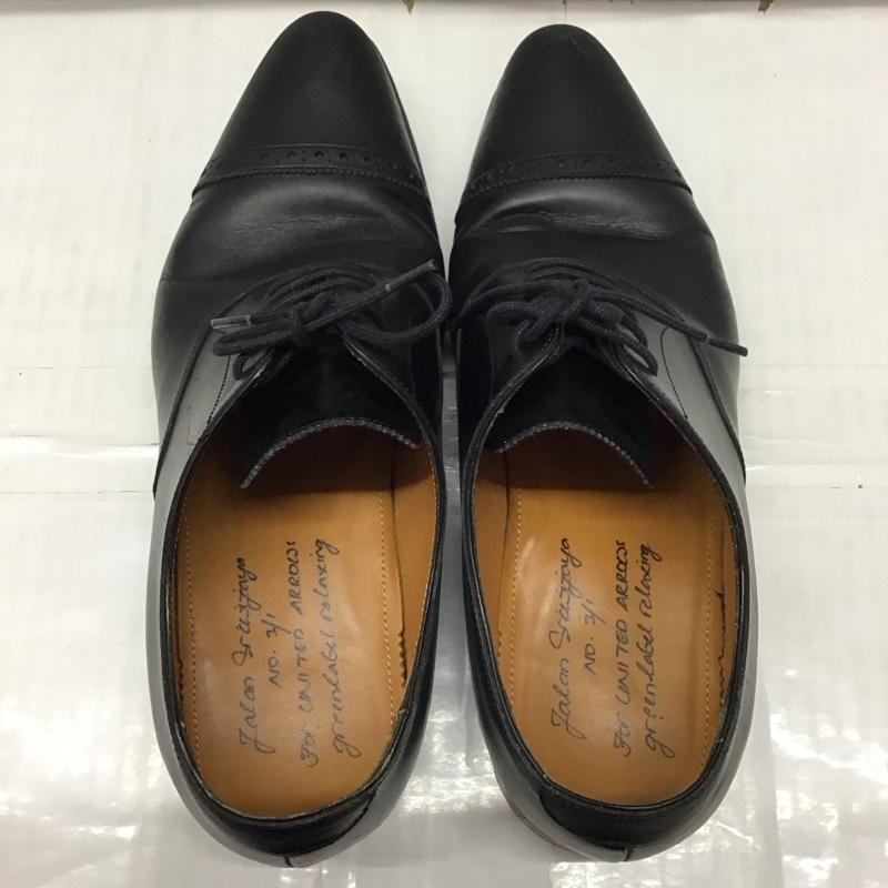 グリーンレーベルリラクシング green label relaxing 革靴 革靴 98838 Jalan Sriwijaya 41 無地 黒 / ブラック /  メンズ USED 古着 中古 10117345