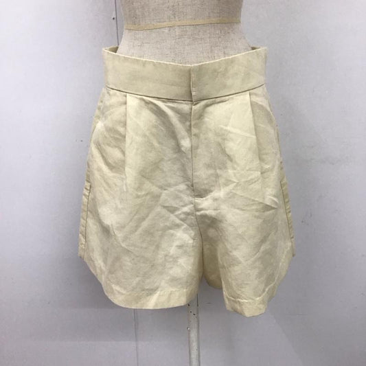 ザラ ZARA パンツ ショートパンツ 4432 201 727 キュロット M 無地 アイボリー / アイボリー /  レディース USED 古着 中古 10112352