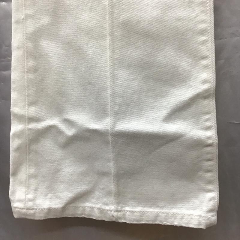 ムルーア MURUA ボトムス ボトムス 012110700901-02 フレアパンツ タグ付き 1 無地 白 / ホワイト /  レディース USED 古着 中古 10115458