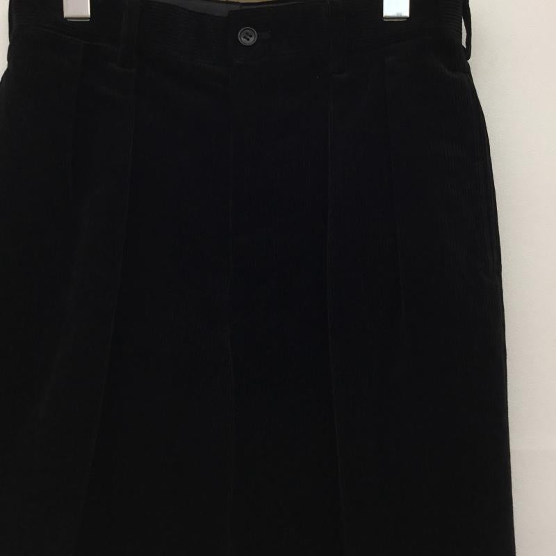 ポールスミス Paul Smith パンツ スラックス コーデュロイ　PS-1877　90s　2タックスラックス 29インチ 無地 黒 / ブラック /  メンズ USED 古着 中古 10142019