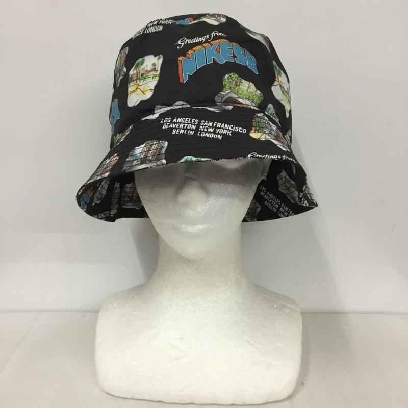 ナイキ NIKE 帽子 ハット 743498-010 バケットハット 総柄 マルチカラー / マルチカラー /  メンズ USED 古着 中古 10130238