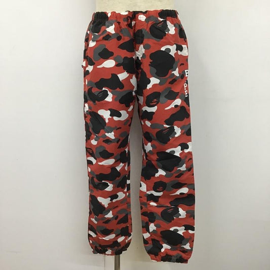 アベイシングエイプ A BATHING APE パンツ ワークパンツ、ペインターパンツ ナイロン サルカモ L 総柄 マルチカラー / マルチカラー /  メンズ USED 古着 中古 10102320