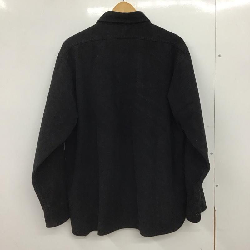 ウールリッチ WOOLRICH シャツ、ブラウス 長袖 長袖シャツ 無地シャツ カラーシャツ 無地 黒 / ブラック /  メンズ USED 古着 中古 10146988