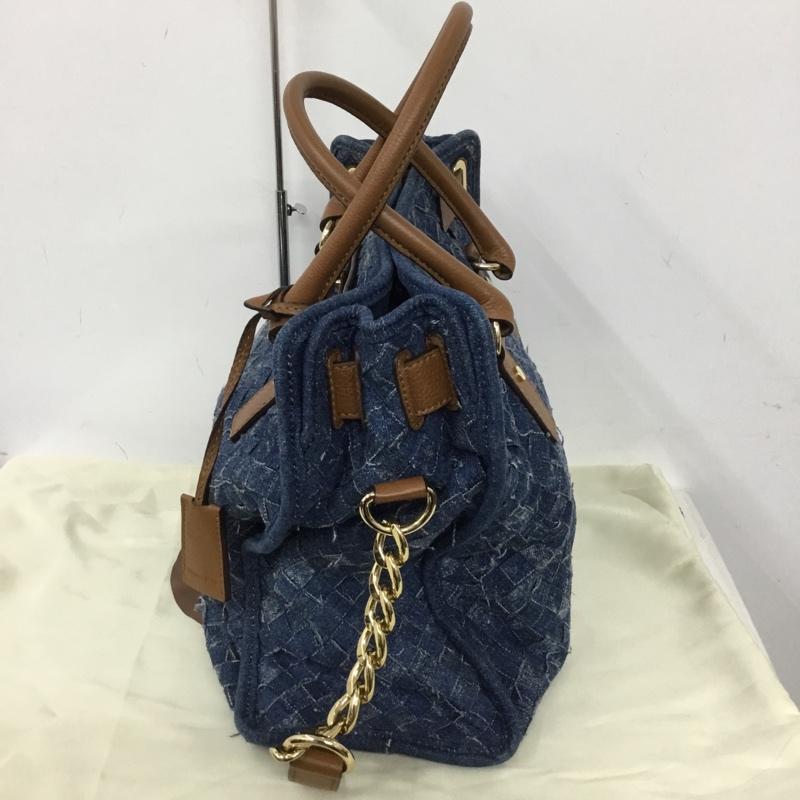 マイケルコース MICHAEL KORS トートバッグ トートバッグ デニム ショルダー 無地 インディゴ / インディゴ / X 金 / ゴールド /  レディース USED 古着 中古 10128844