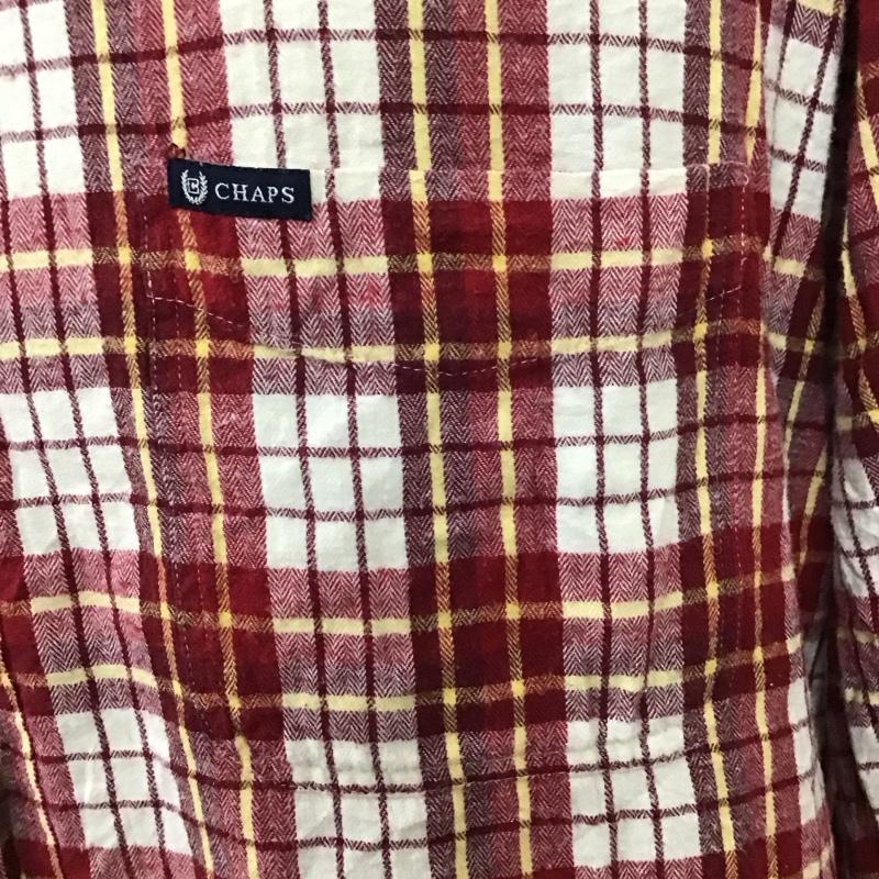 チャップス CHAPS シャツ、ブラウス 長袖 長袖シャツ カラーシャツ ポケットシャツ 長袖カットソー チェックシャツ L チェック マルチカラー / マルチカラー /  メンズ USED 古着 中古 10118281