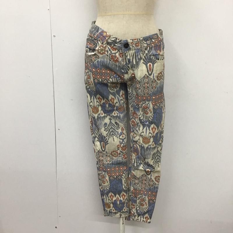 ザラ ZARA パンツ デニム、ジーンズ スリムパンツ カジュアルパンツ スリムパンツ ストレッチパンツ 36 総柄 マルチカラー / マルチカラー /  レディース USED 古着 中古 10109554