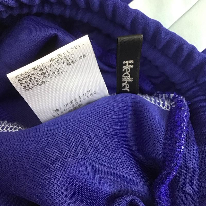 ヘザー Heather ボトムス ボトムス HE050092EM サイドラインピンタップパンツ トラックパンツ イージーパンツ FREE 無地 青 / ブルー /  レディース USED 古着 中古 10108568