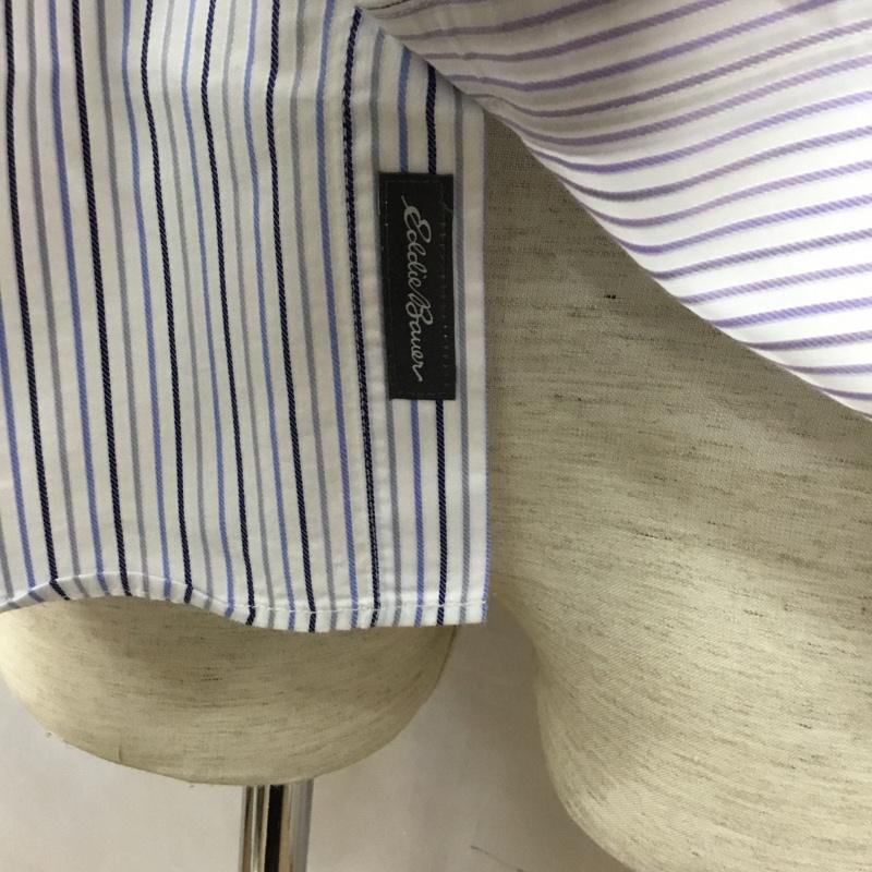 エディーバウアー Eddie Bauer シャツ、ブラウス 長袖 長袖シャツ カラーシャツ ポケットシャツ 長袖カットソー ストライプシャツ S ストライプ マルチカラー / マルチカラー /  メンズ USED 古着 中古 10115116