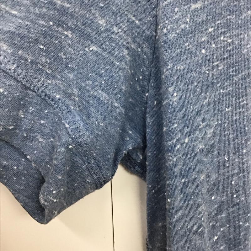 ディーゼル DIESEL Tシャツ 半袖 半袖カットソー 無地Tシャツ クルーネックカットソー S ロゴ、文字 水色 / ライトブルー /  メンズ USED 古着 中古 10132415