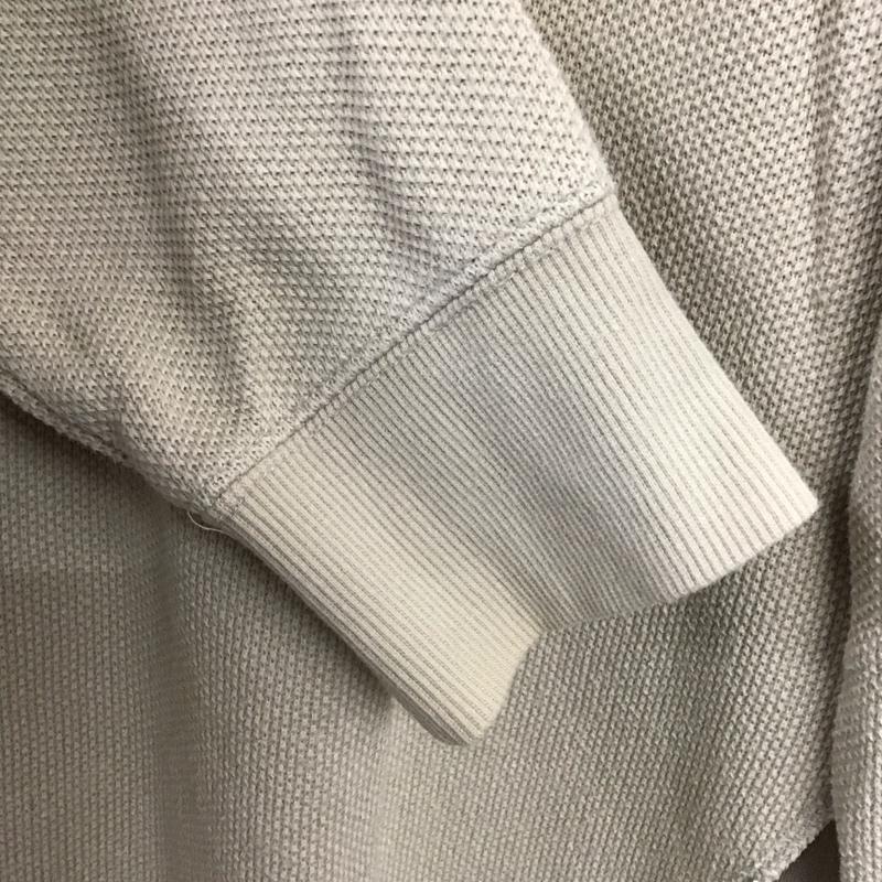 ニコアンド niko and... カットソー 長袖 ST95NC01AD バックヘンリーサーマルPO FREE 無地 ベージュ / ベージュ /  レディース USED 古着 中古 10142013