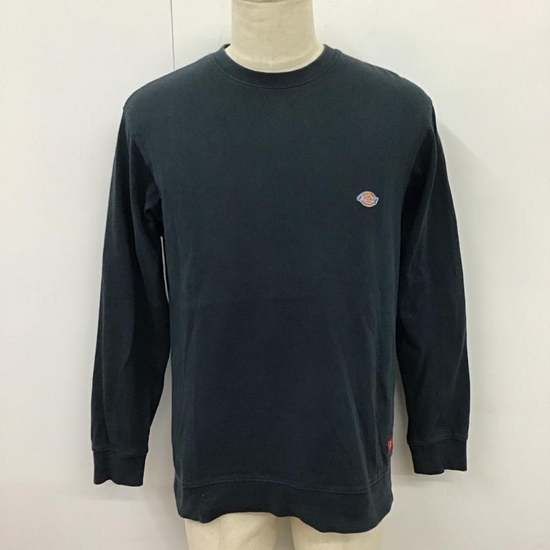 ディッキーズ Dickies カットソー 長袖 長袖カットソー クルーネックカットソー ロングスリーブカットソー プリントTシャツ M ロゴ、文字 緑 / グリーン /  メンズ USED 古着 中古 10118992