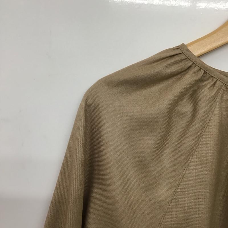 ミラオーウェン Mila Owen ワンピース ロングスカート 09WF0214062 長袖 1 無地 茶 / ブラウン /  レディース USED 古着 中古 10142270