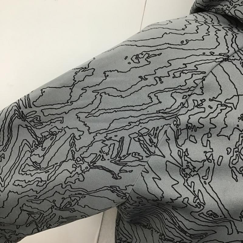 ナイキ NIKE パーカー 長袖 800306-065 DRI-FITパーカー プルオーバーパーカー スポーツウェア M 総柄 灰 / グレー /  メンズ USED 古着 中古 10105616