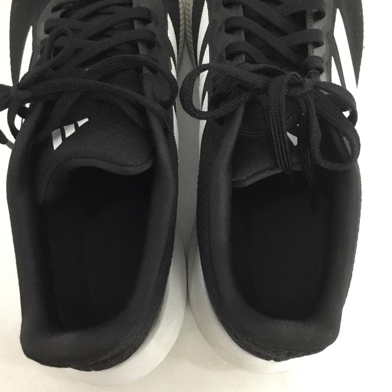 アディダス adidas スニーカー スニーカー HQ3790 CORERUNNER 3 27cm 27.0cm ワンポイント 黒 / ブラック / X 白 / ホワイト /  メンズ USED 古着 中古 10138541