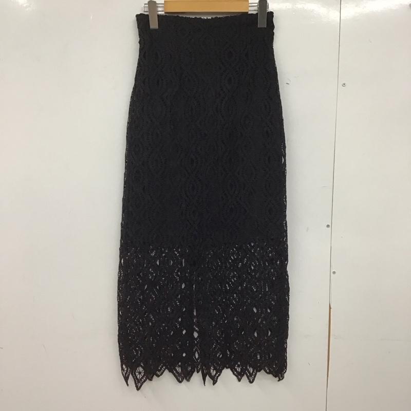 ジーナシス JEANASIS スカート ロングスカート コードレスナローSK JS050575TS タグ付き FREE  黒 / ブラック /  レディース USED 古着 中古 10146936