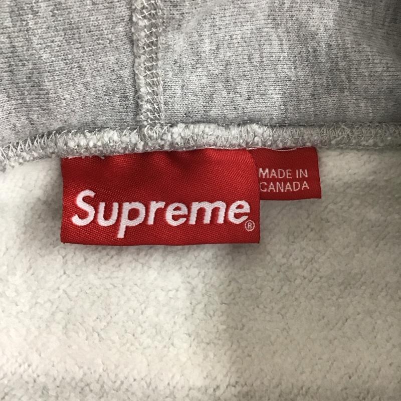 シュプリーム Supreme パーカー 長袖 14aw SupremeBoxLogoHoodedSweatshirt 長袖パーカー スウェット L ロゴ、文字 灰 / グレー /  メンズ USED 古着 中古 10110411