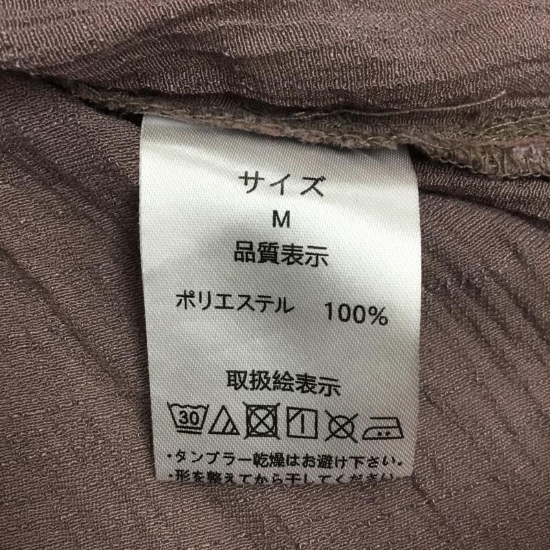 フィフス fifth ワンピース ロングスカート 長袖シャツワンピース ノーカラーシャツワンピース ロングワンピース M 無地 紫 / パープル /  レディース USED 古着 中古 10113314
