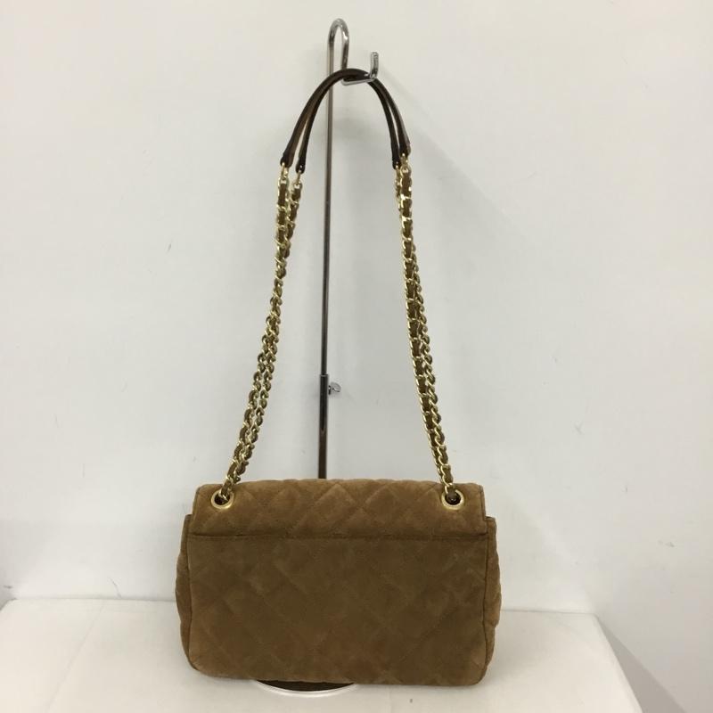 マイケルコース MICHAEL KORS ショルダーバッグ ショルダーバッグ 30F6ASLL3S スエード キルティング チェーン ロゴ、文字 茶 / ブラウン /  レディース USED 古着 中古 10128840