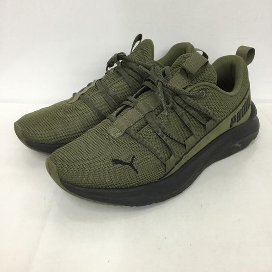 プーマ PUMA スニーカー スニーカー 378292-01 Softride One4All Camo 26.5cm 26.5cm ロゴ、文字 カーキ / カーキ / X 黒 / ブラック /  メンズ USED 古着 中古 10124871