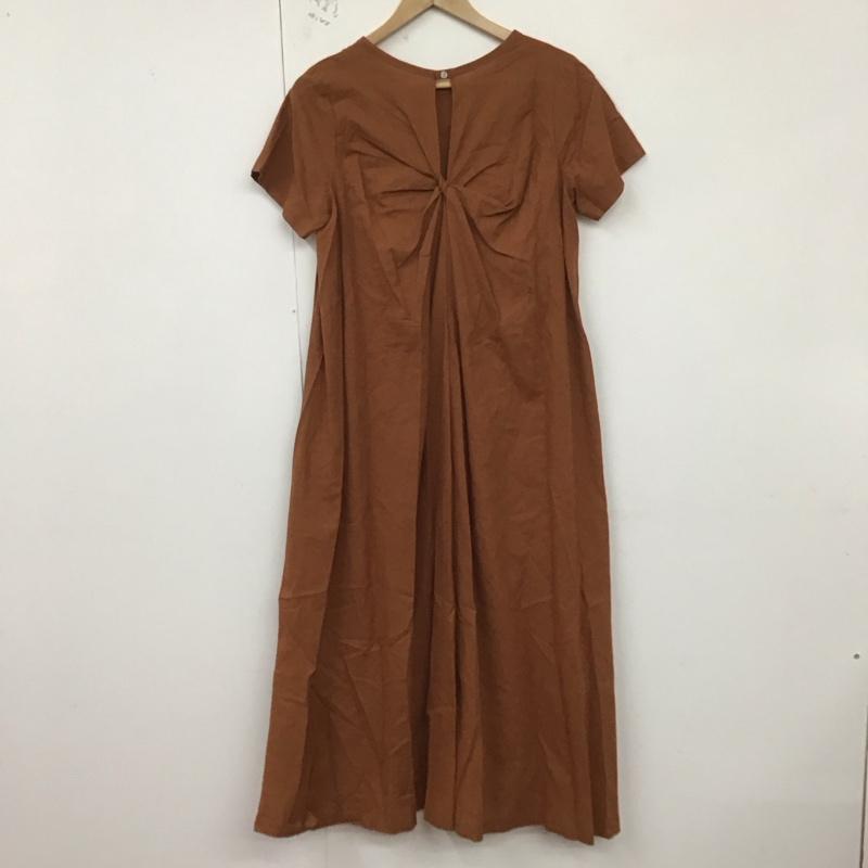 ローリーズファーム LOWRYS FARM ワンピース ロングスカート FREE 無地 茶 / ブラウン /  レディース USED 古着 中古 10128918