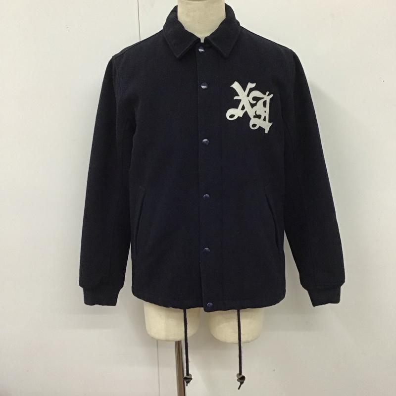 エクストララージ XLARGE ジャケット、上着 ジャケット、ブレザー カラージャケット カジュアルジャケット アウター M ロゴ、文字 紺 / ネイビー /  メンズ USED 古着 中古 10123123